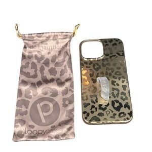 Loopy Case Gold Leopard Phone Case iPhone 12 Or 13 Pro Max (6.7" Display Screen)